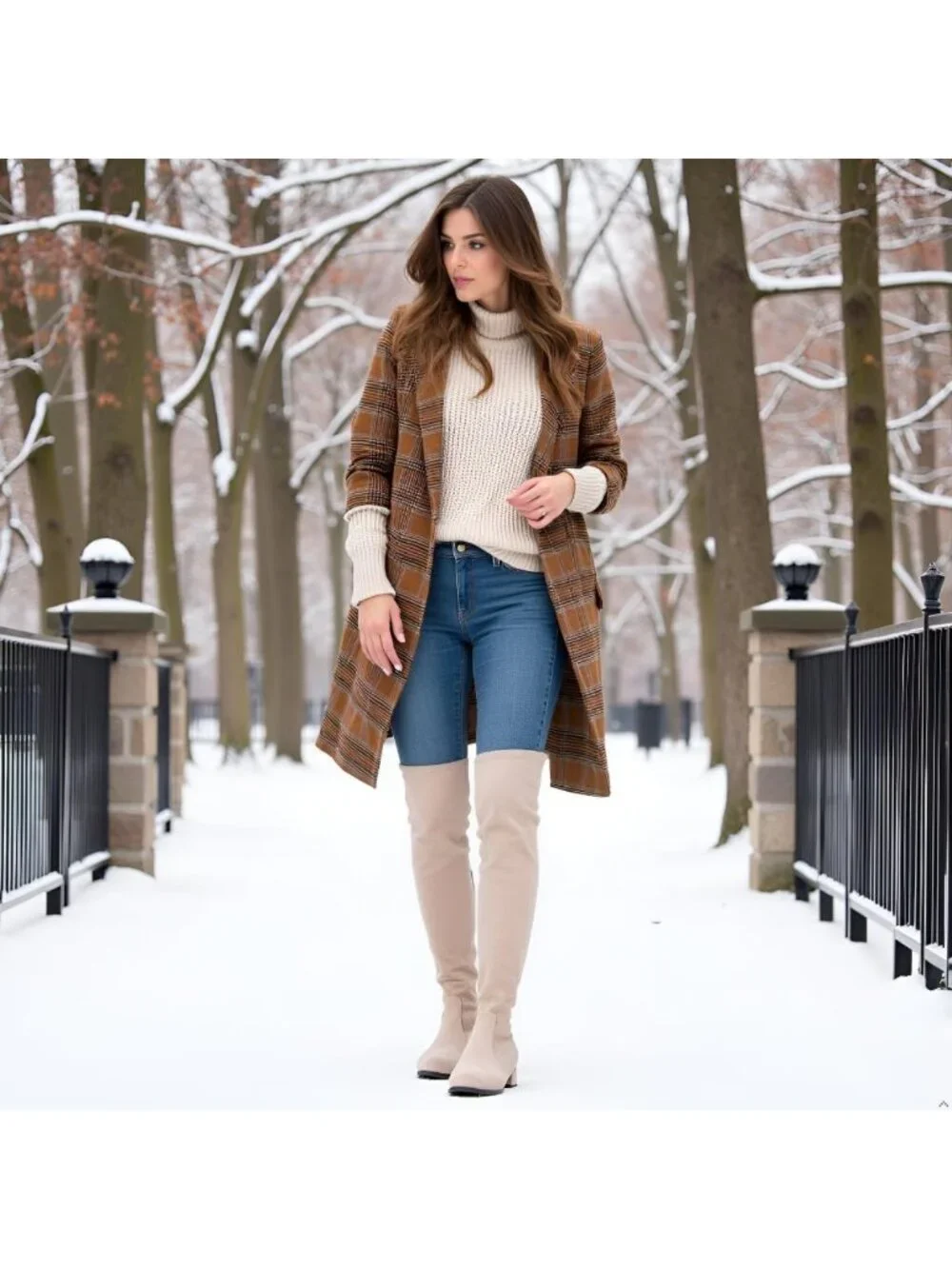 Stylish Over the Knee Suede Boots | Thigh High Block Heels | Winter Comfort